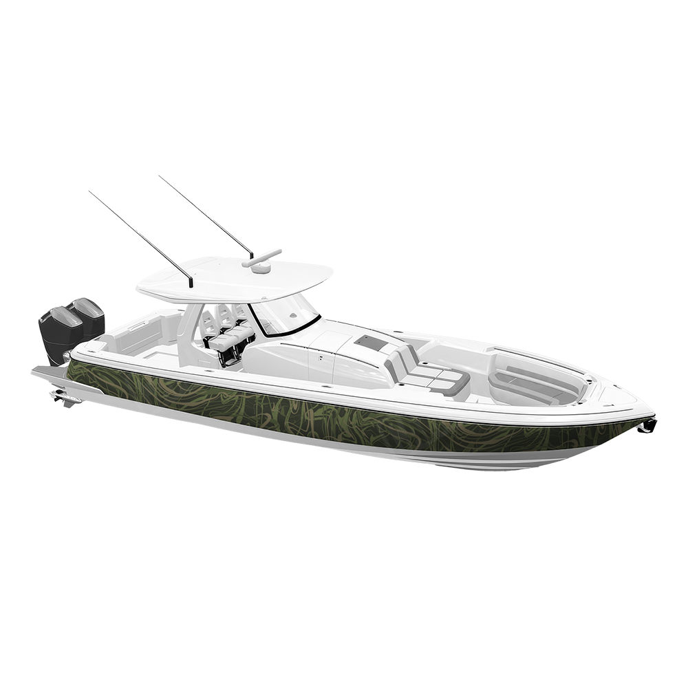 Liquid Smoke Army Green Yacht Wraps