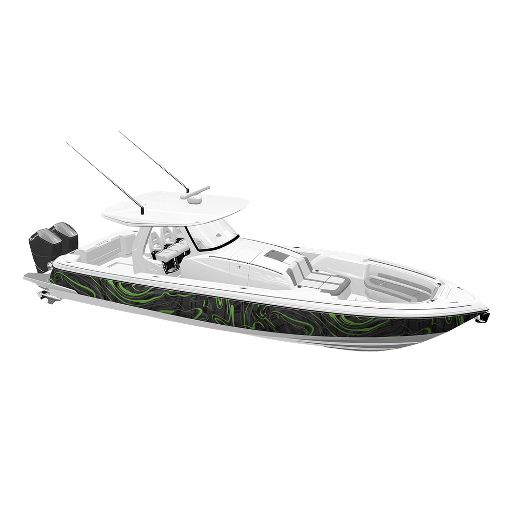 Liquid Smoke Metro Green Yacht Wraps