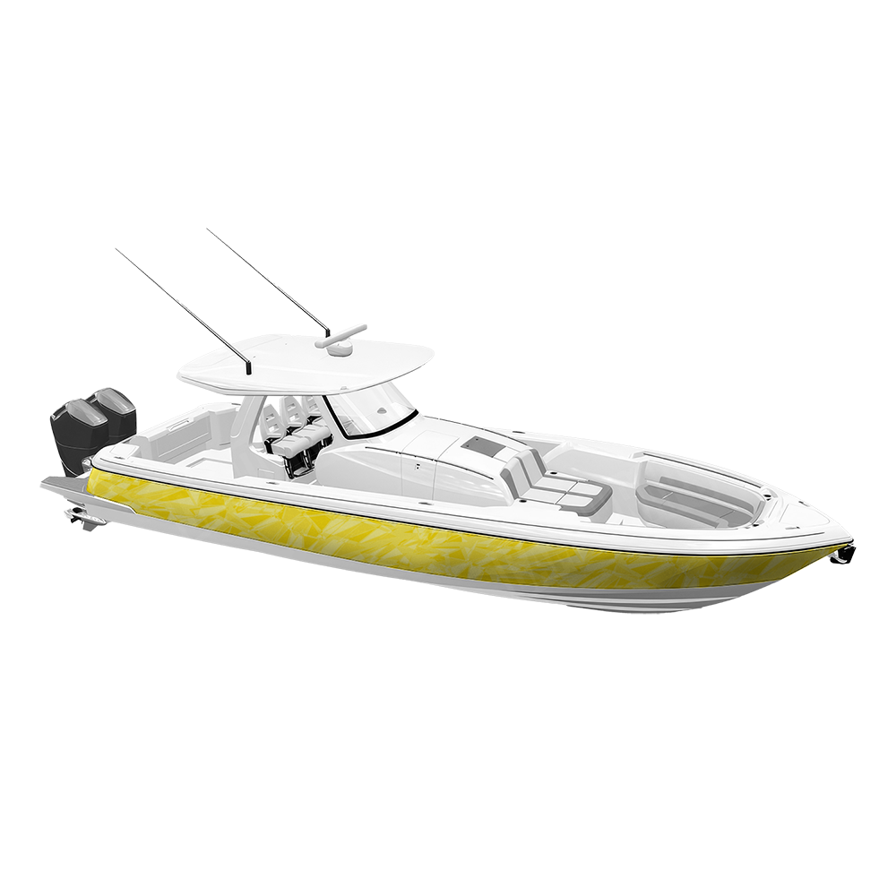 Sharp Elite Yellow Yacht Wraps