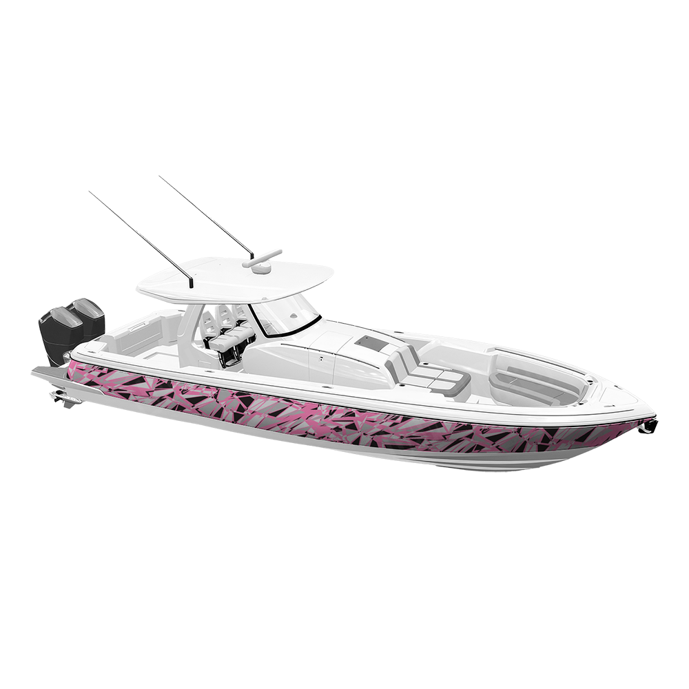 Sharp Pink Tiger Yacht Wraps