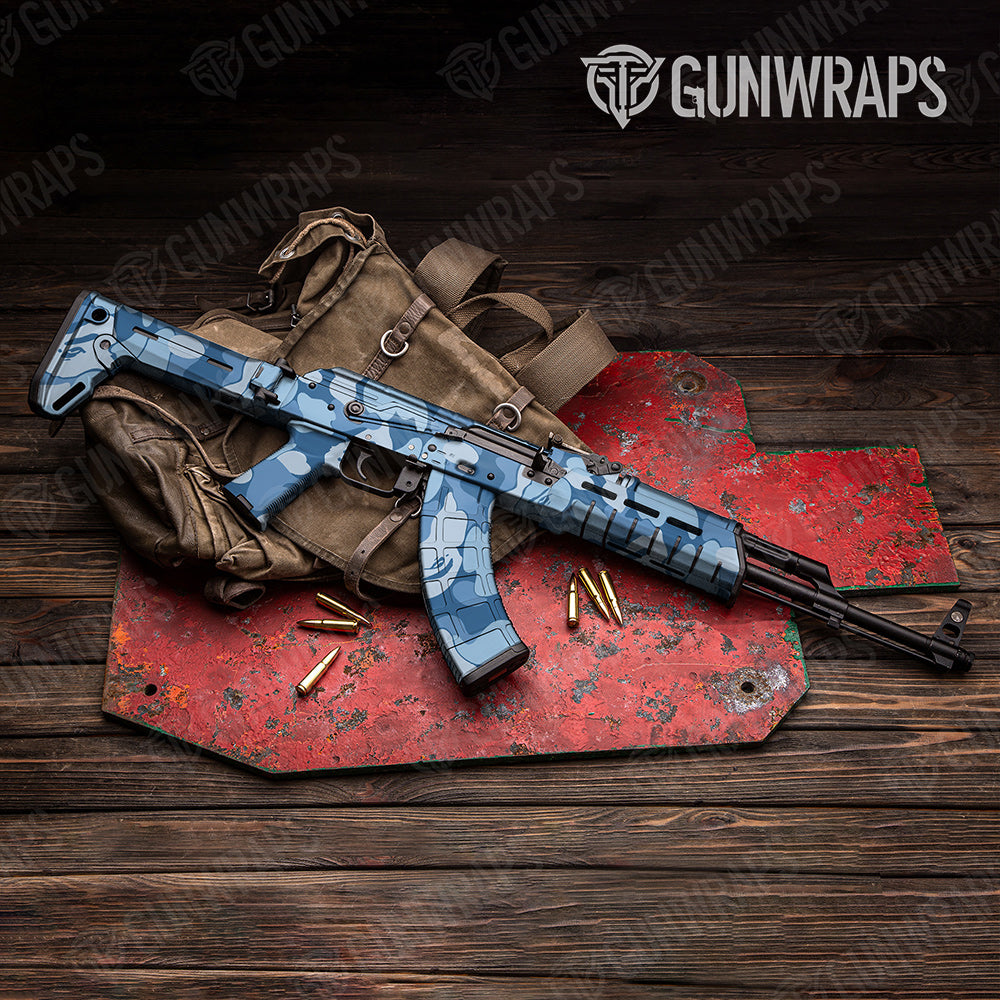 Bape Cool Blue AK-47 Gun Skin Vinyl Wraps