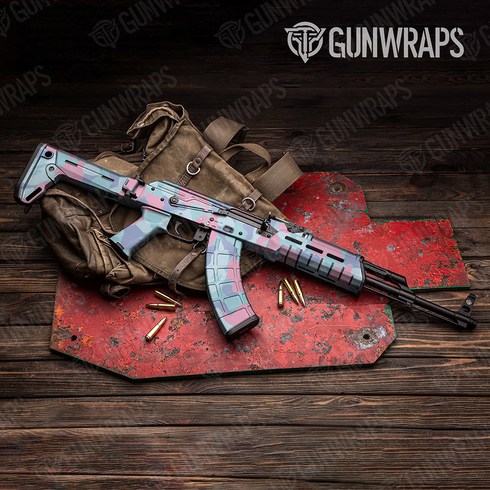 Bape Cotton Candy AK-47 Gun Skin Vinyl Wraps