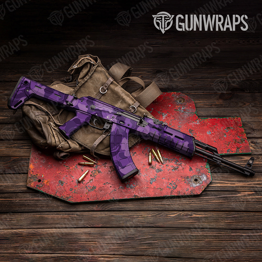 Bape Elite Purple AK-47 Gun Skin Vinyl Wraps