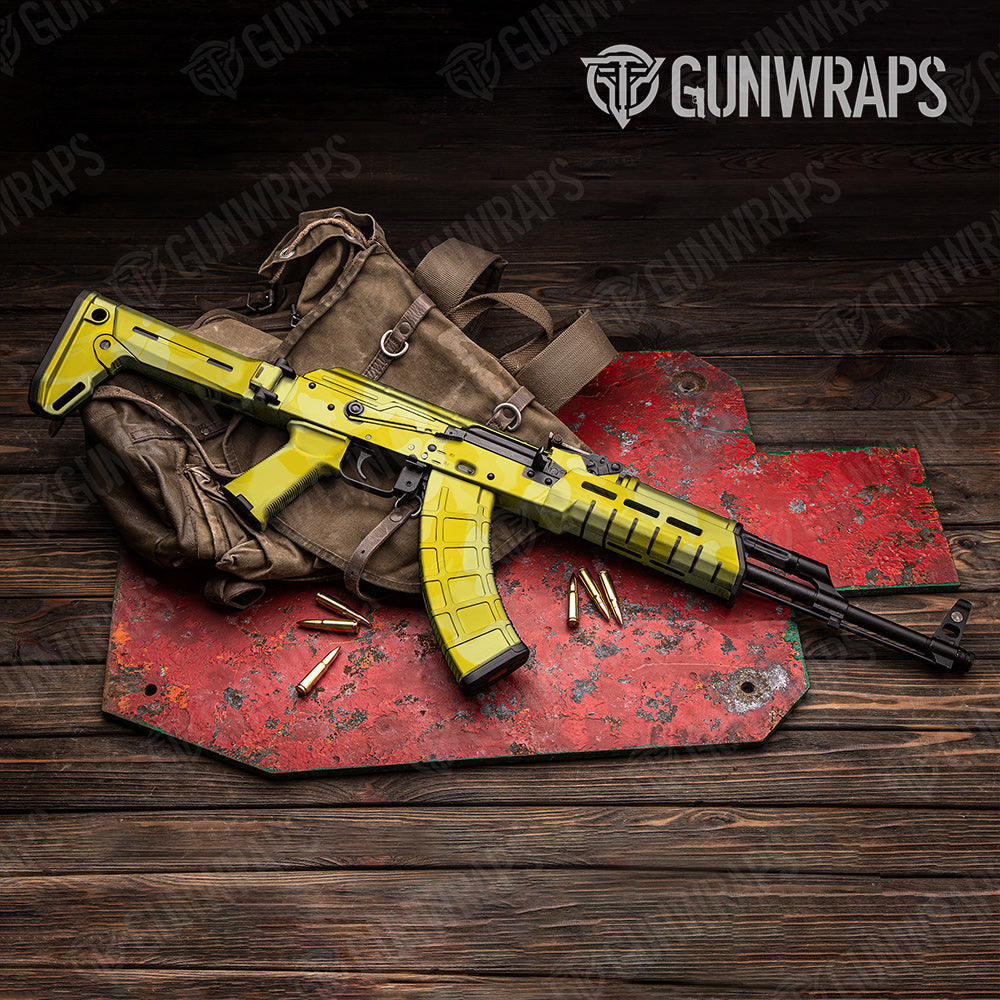 Bape Elite Yellow AK-47 Gun Skin Vinyl Wraps