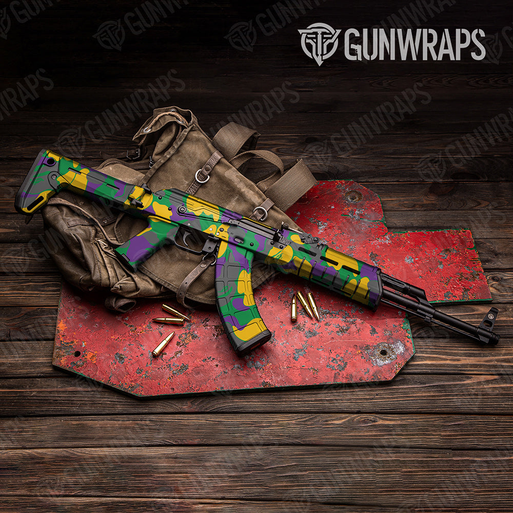 Bape Mardi Gras AK-47 Gun Skin Vinyl Wraps
