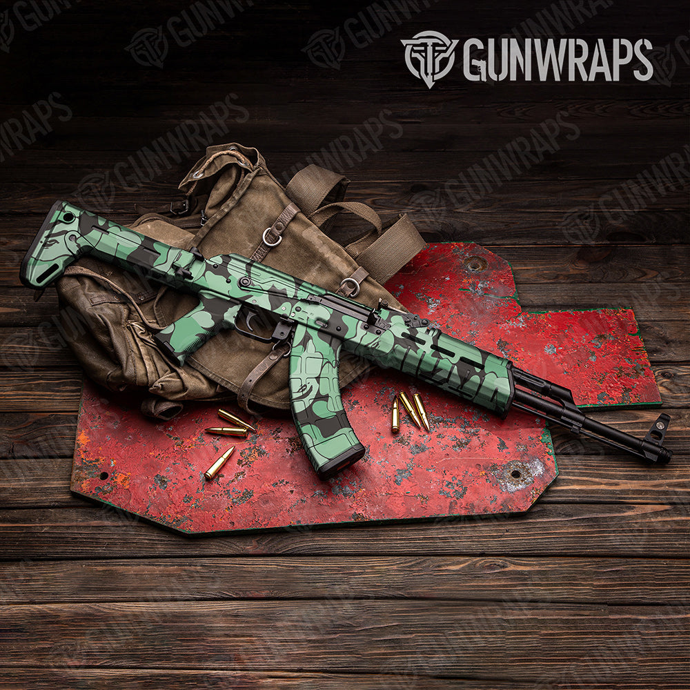Bape Mint Chocolate Chip AK-47 Gun Skin Vinyl Wraps