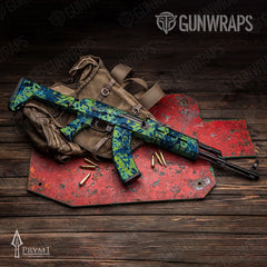 Prym1 Camo Blue Tang AK-47 Gun Skin Vinyl Wraps