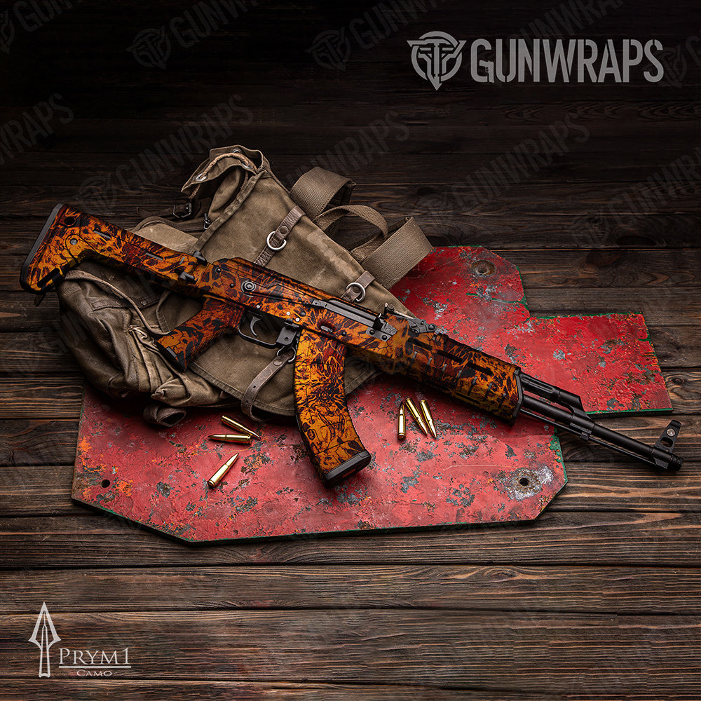 Prym1 Camo Fire Storm AK-47 Gun Skin Vinyl Wraps