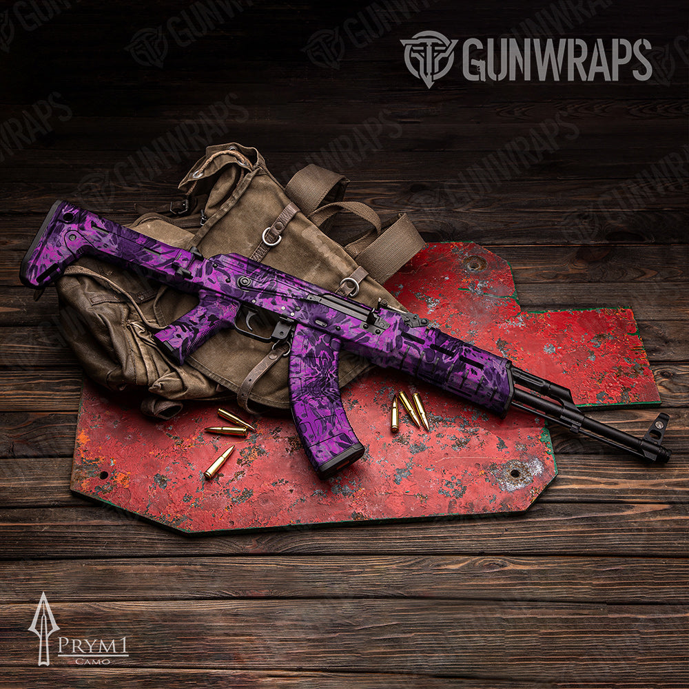 Prym1 Camo Pink Blast AK-47 Gun Skin Vinyl Wraps