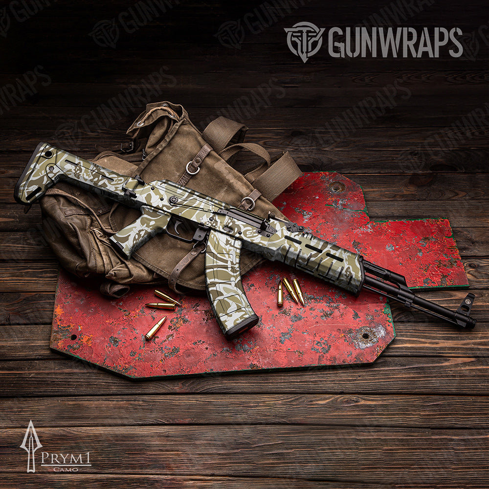 Prym1 OS Brown AK-47 Gun Skin Vinyl Wraps