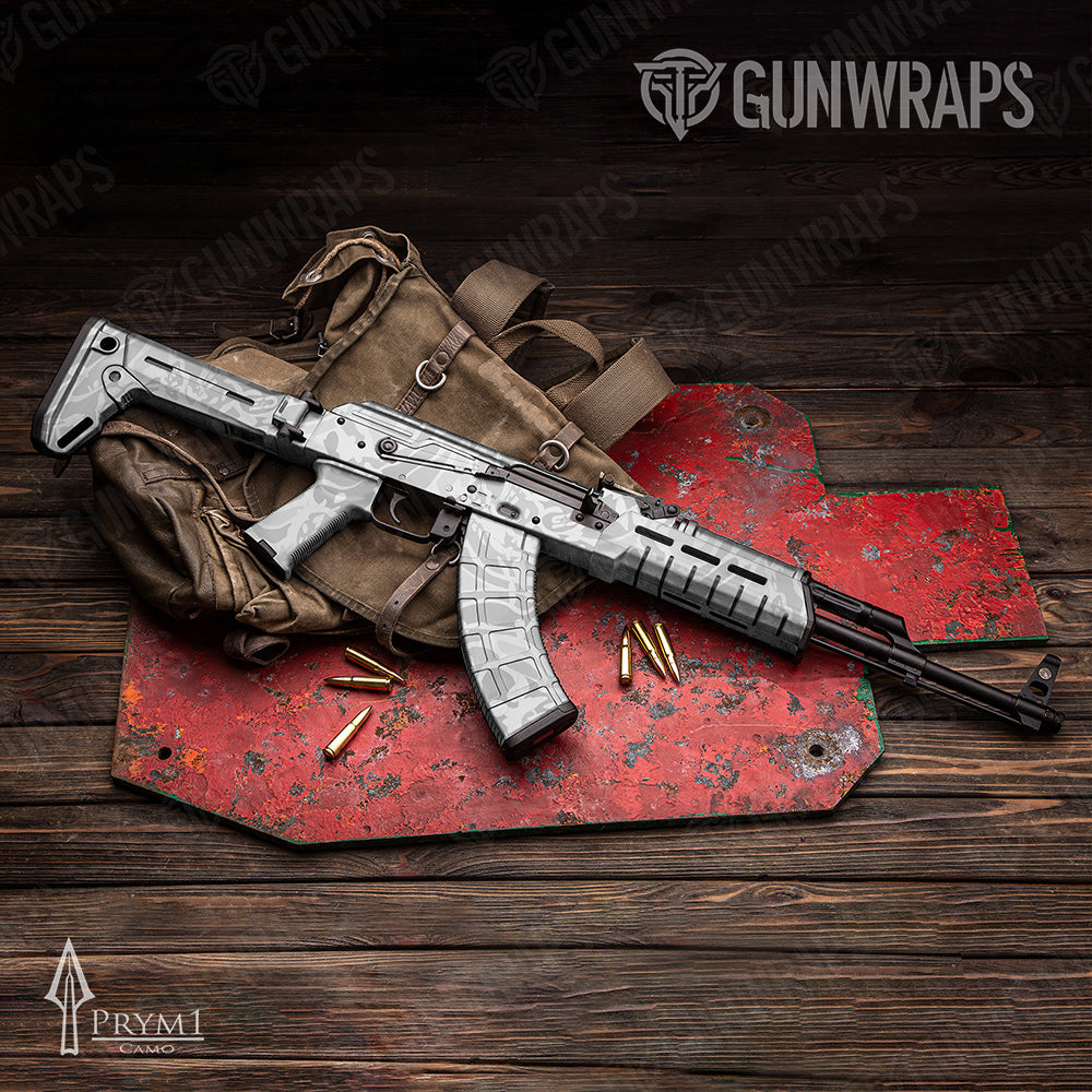 Prym1 OS White AK-47 Gun Skin Vinyl Wraps