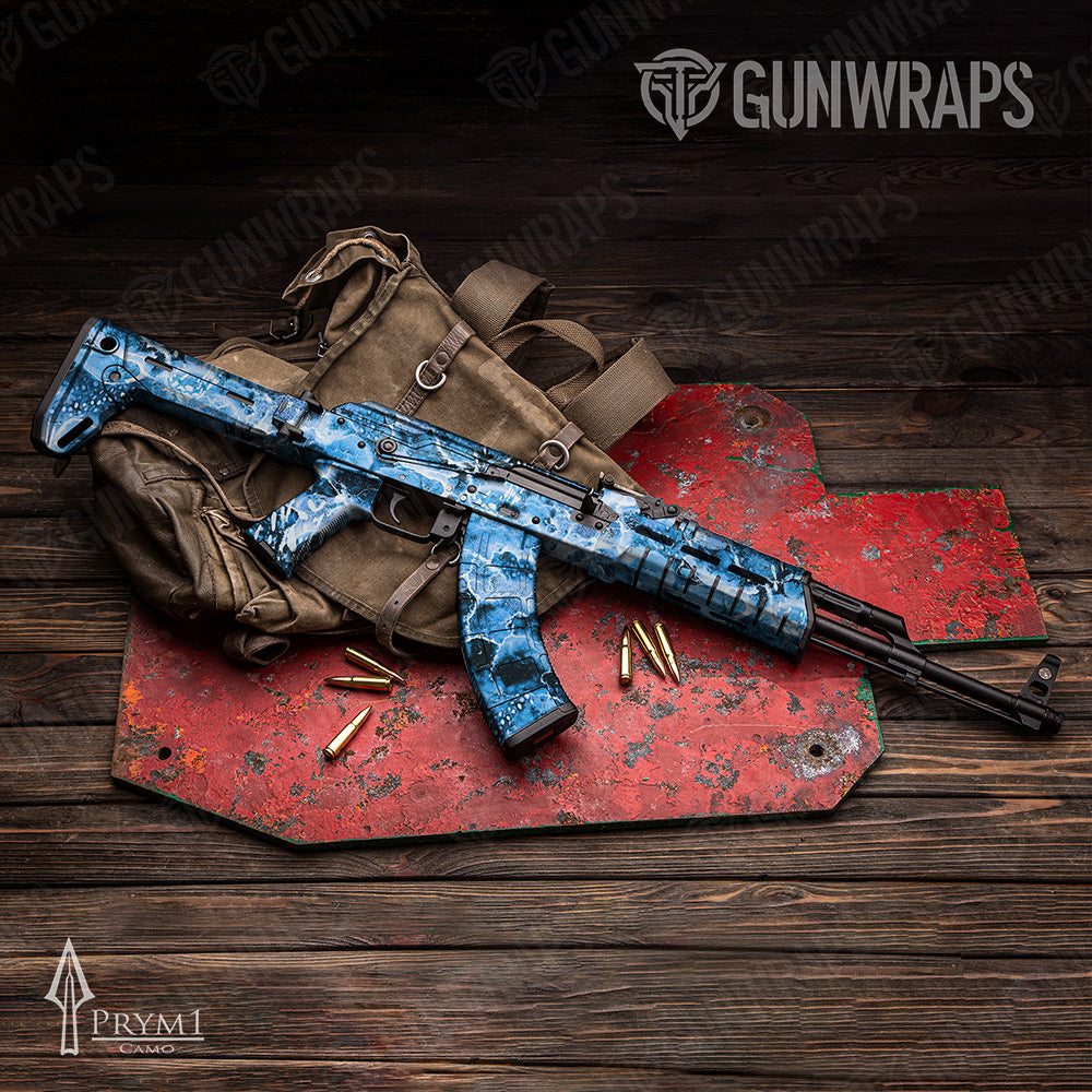 Prym1 Stream Chambray AK-47 Gun Skin Vinyl Wraps