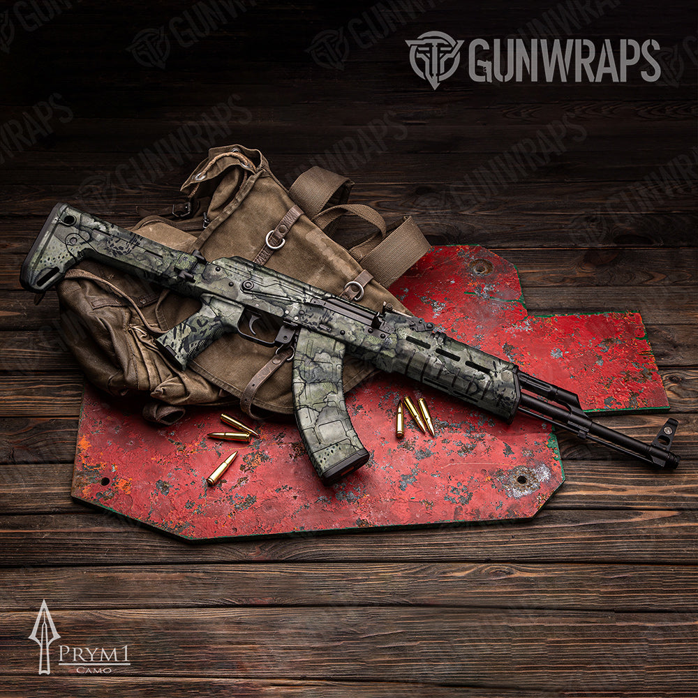 Prym1 Stream Gray AK-47 Gun Skin Vinyl Wraps