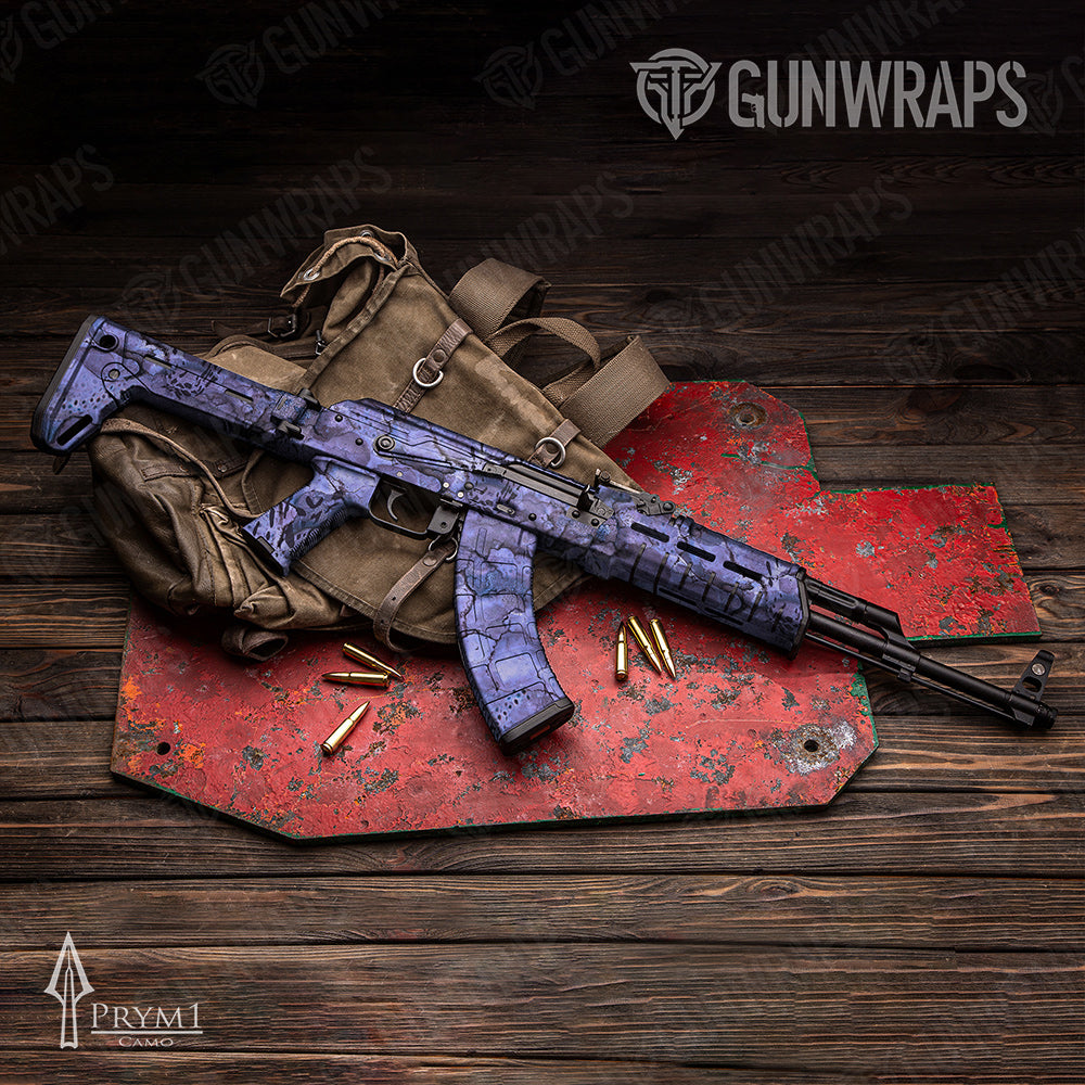 Prym1 Stream Violet AK-47 Gun Skin Vinyl Wraps
