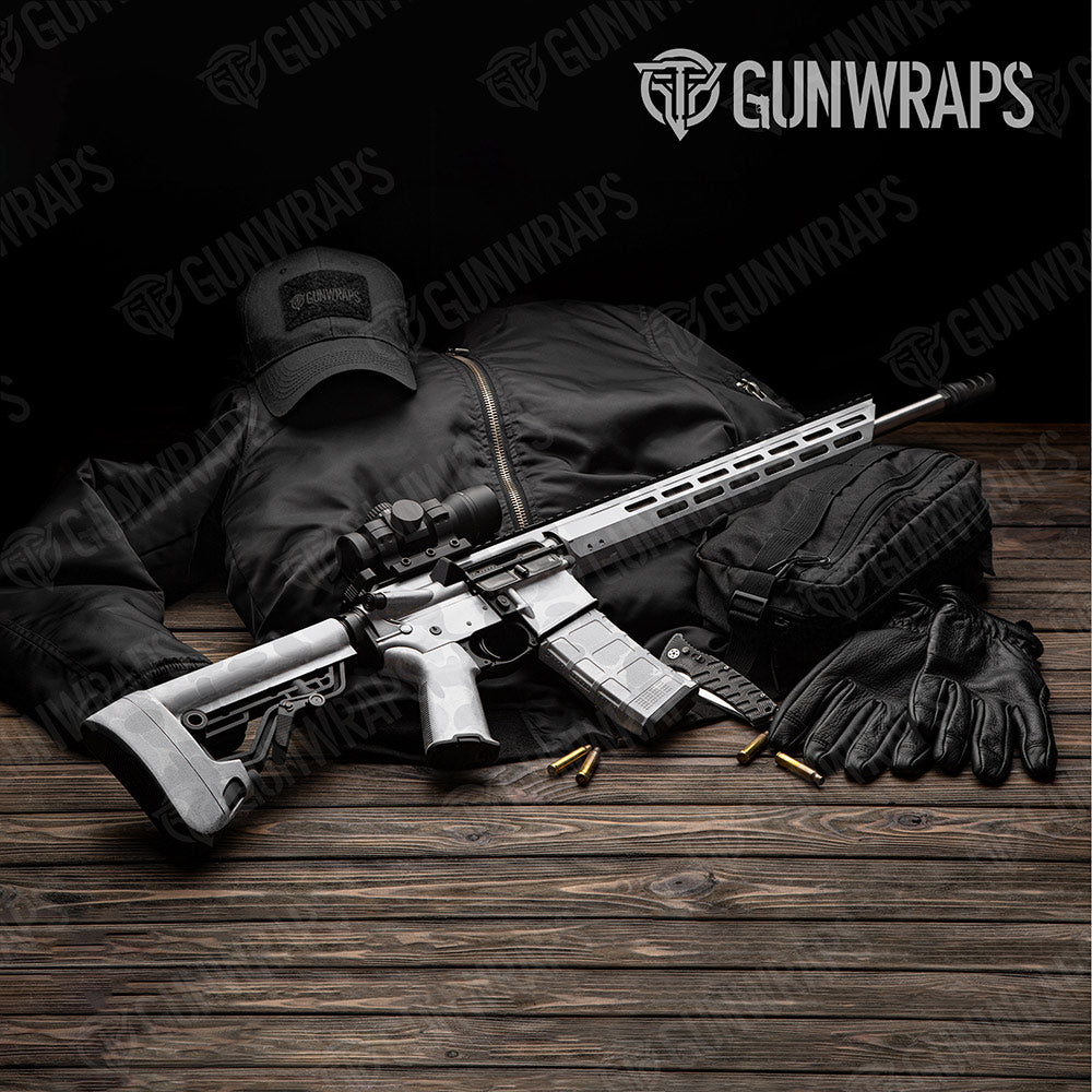 Bape Elite White AR-15 Gun Skin Vinyl Wraps