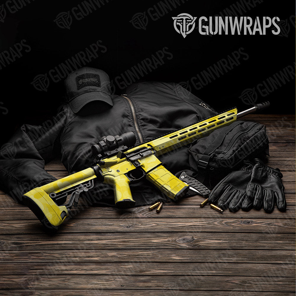 Bape Elite Yellow AR-15 Gun Skin Vinyl Wraps