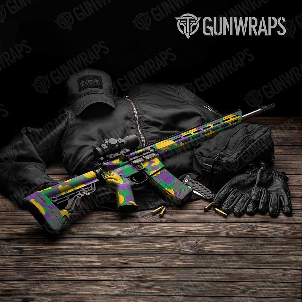 Bape Mardi Gras AR-15 Gun Skin Vinyl Wraps