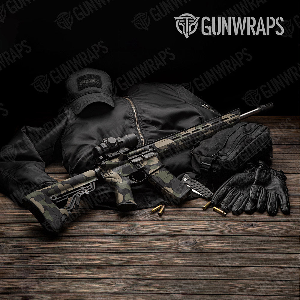 Bape Militant Charcoal AR-15 Gun Skin Vinyl Wraps