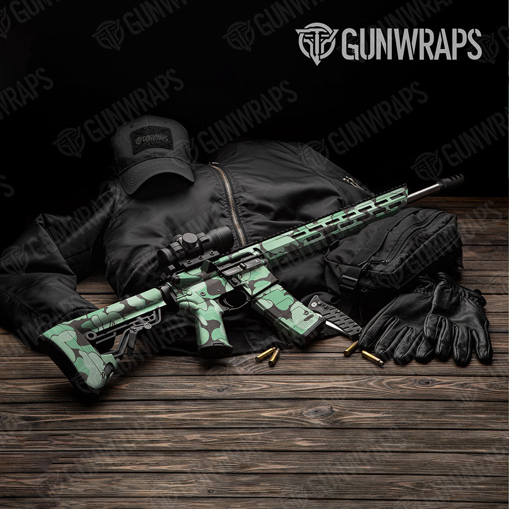 Bape Mint Chocolate Chip AR-15 Gun Skin Vinyl Wraps