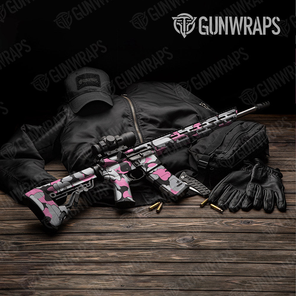 Bape Pink Tiger AR-15 Gun Skin Vinyl Wraps