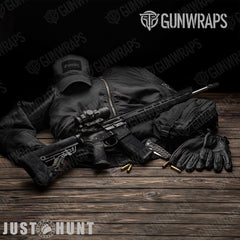 Just Hunt Deceptive Camo Darkened AR-15 Gun Skin Vinyl Wraps