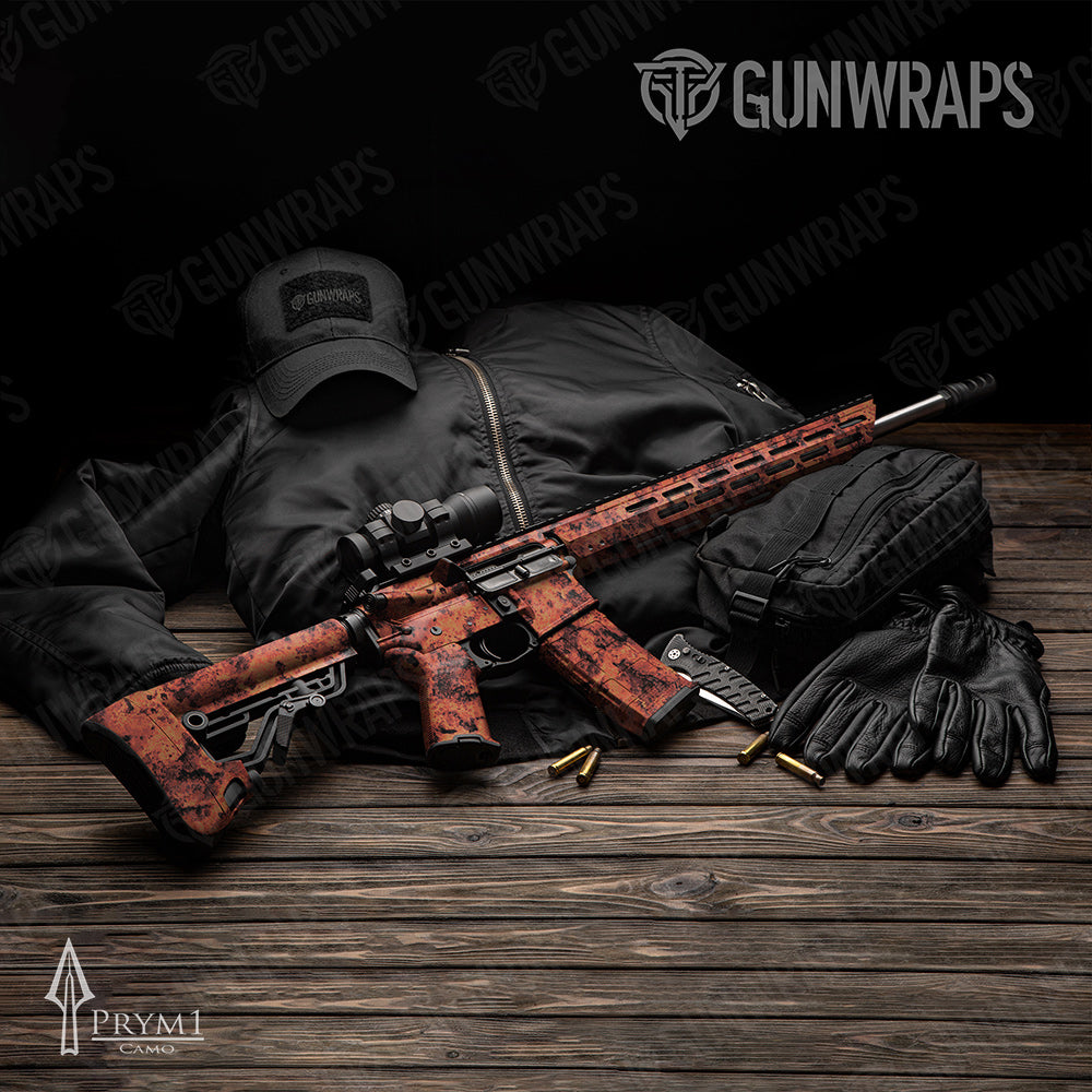 Prym1 Boulder Red Tea AR-15 Gun Skin Vinyl Wraps
