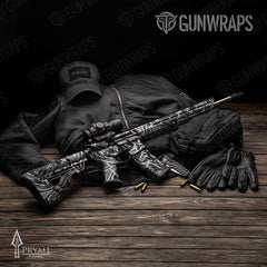 Prym1 OS Black AR-15 Gun Skin Vinyl Wraps
