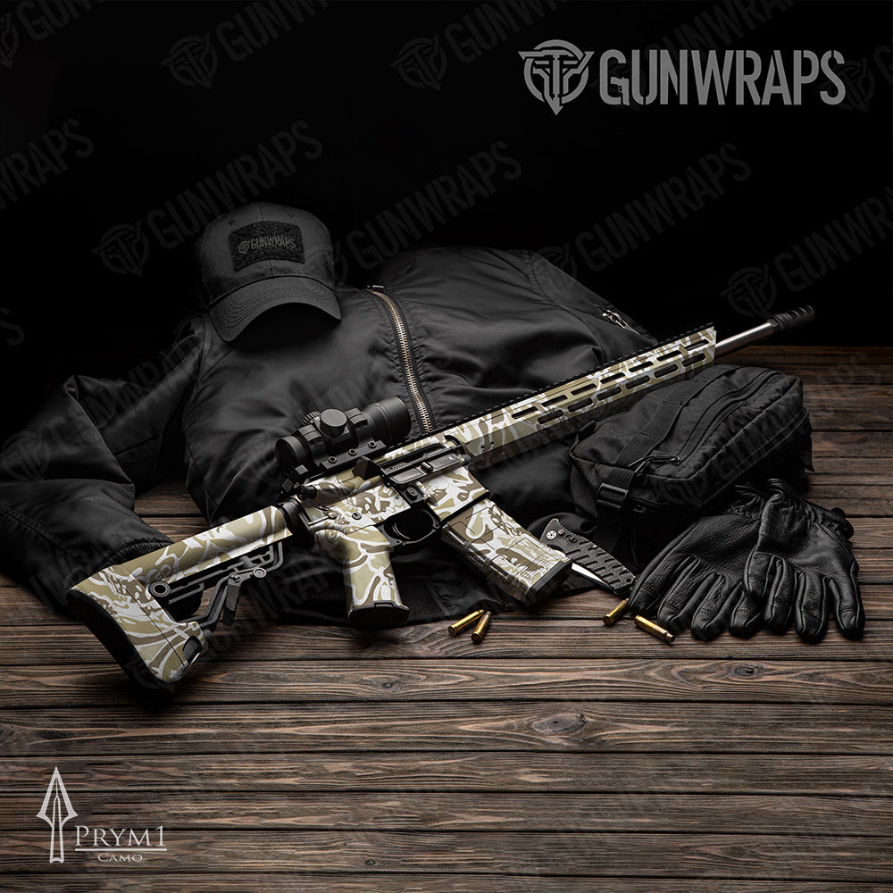 Prym1 OS Brown AR-15 Gun Skin Vinyl Wraps