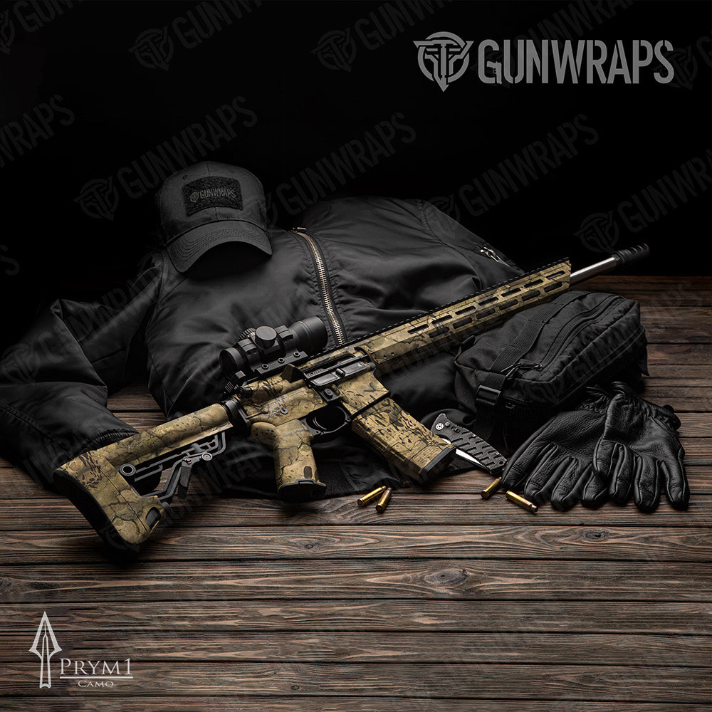 Prym1 Stream Sepia AR-15 Gun Skin Vinyl Wraps