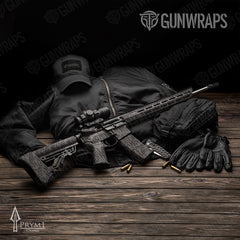 Prym1 Timber Hole Gray AR-15 Gun Skin Vinyl Wraps