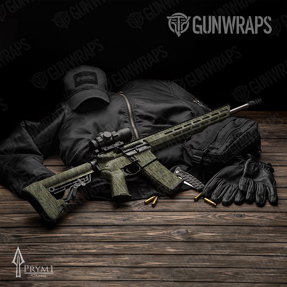 Prym1 Timber Hole Spring AR-15 Gun Skin Vinyl Wraps