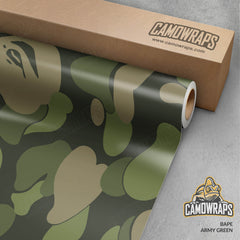 Bape Army Green Gun Skin Vinyl Wrap