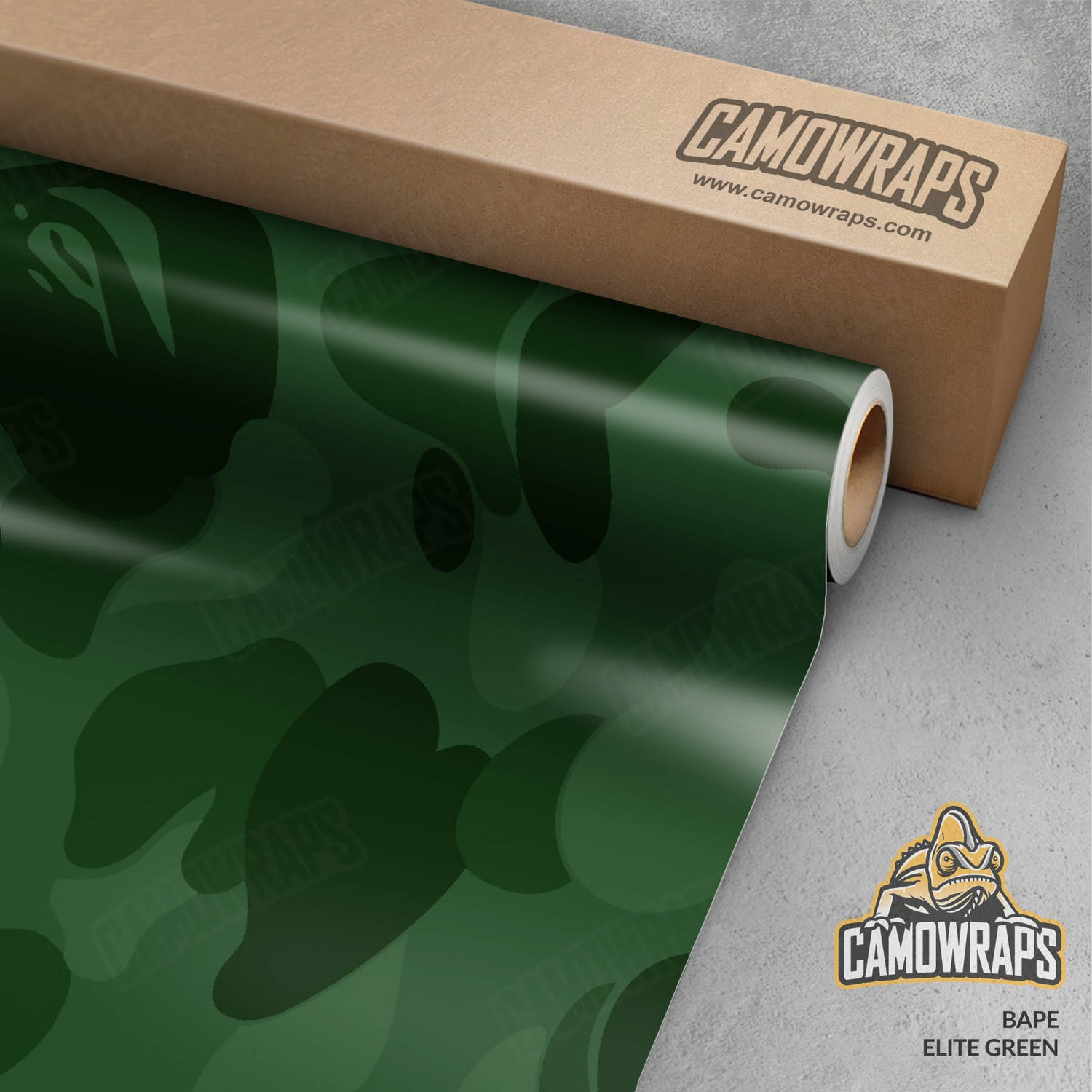 Bape Elite Green Gun Skin Vinyl Wrap