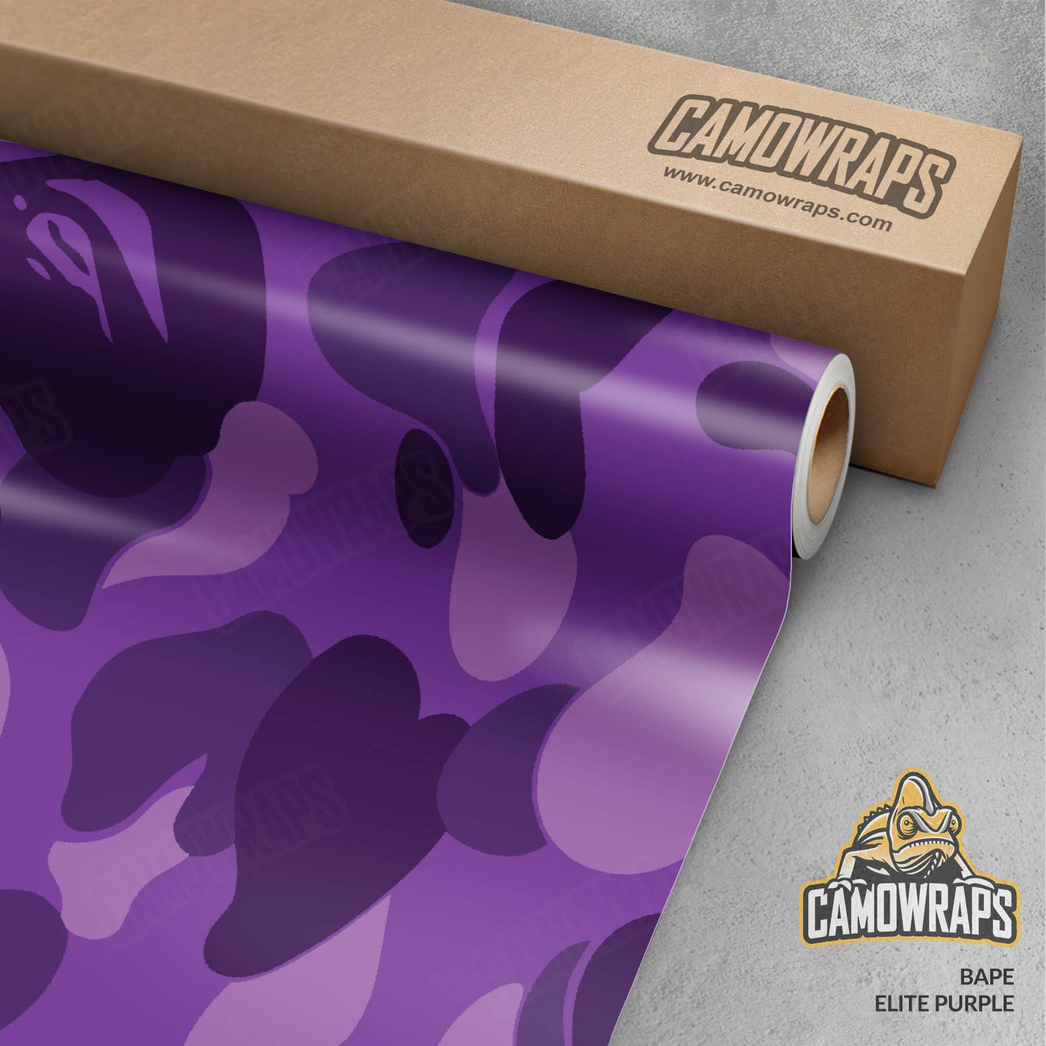 Bape Elite Purple Gun Skin Vinyl Wrap