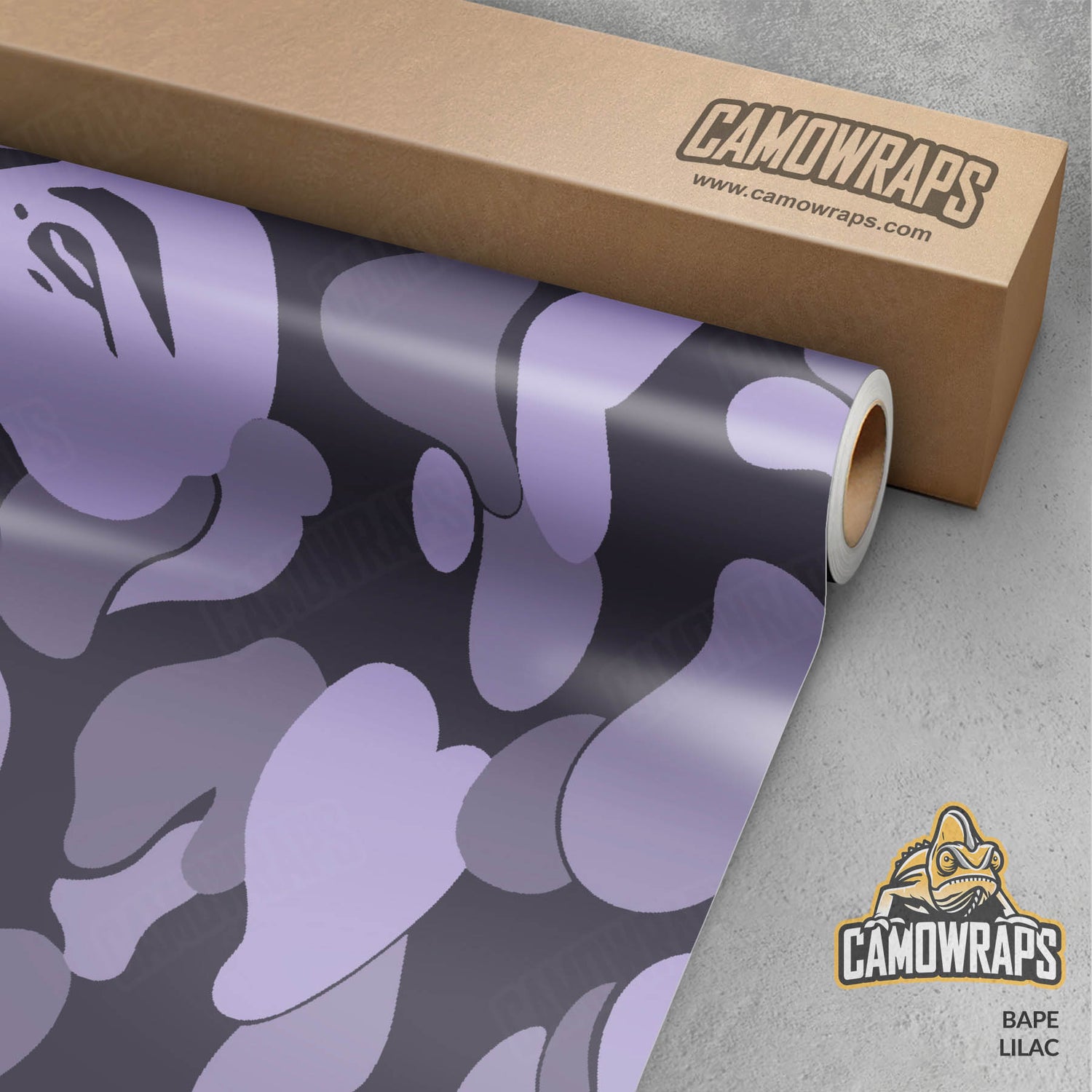 Bape Lilac Gun Skin Vinyl Wrap