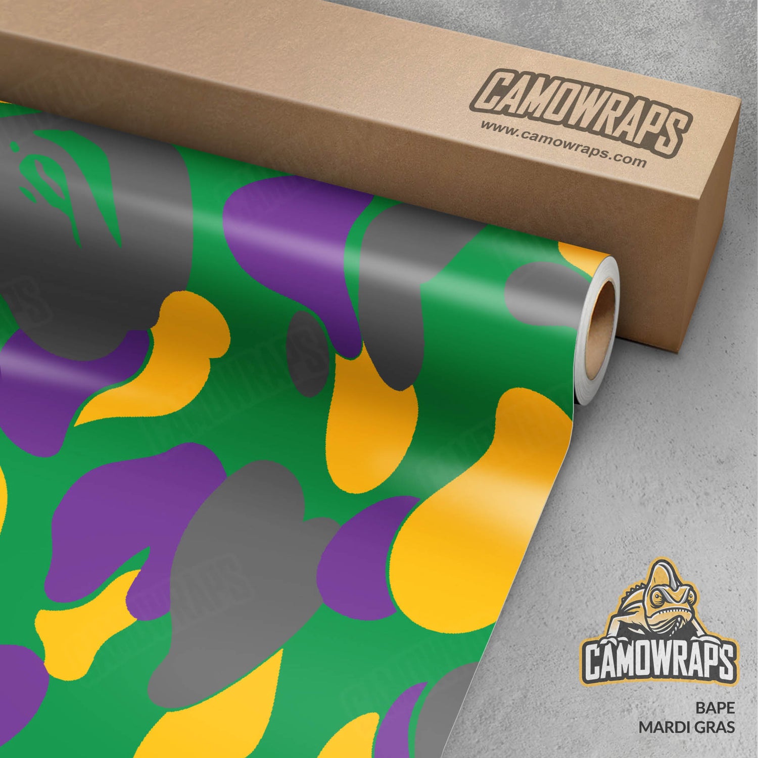 Bape Mardi Gras Gun Skin Vinyl Wrap