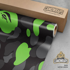 Bape Metro Green Gun Skin Vinyl Wrap