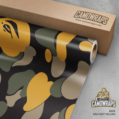 Bape Militant Yellow Gun Skin Vinyl Wrap