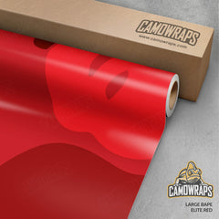 Bape Elite Red Gun Skin Vinyl Wrap