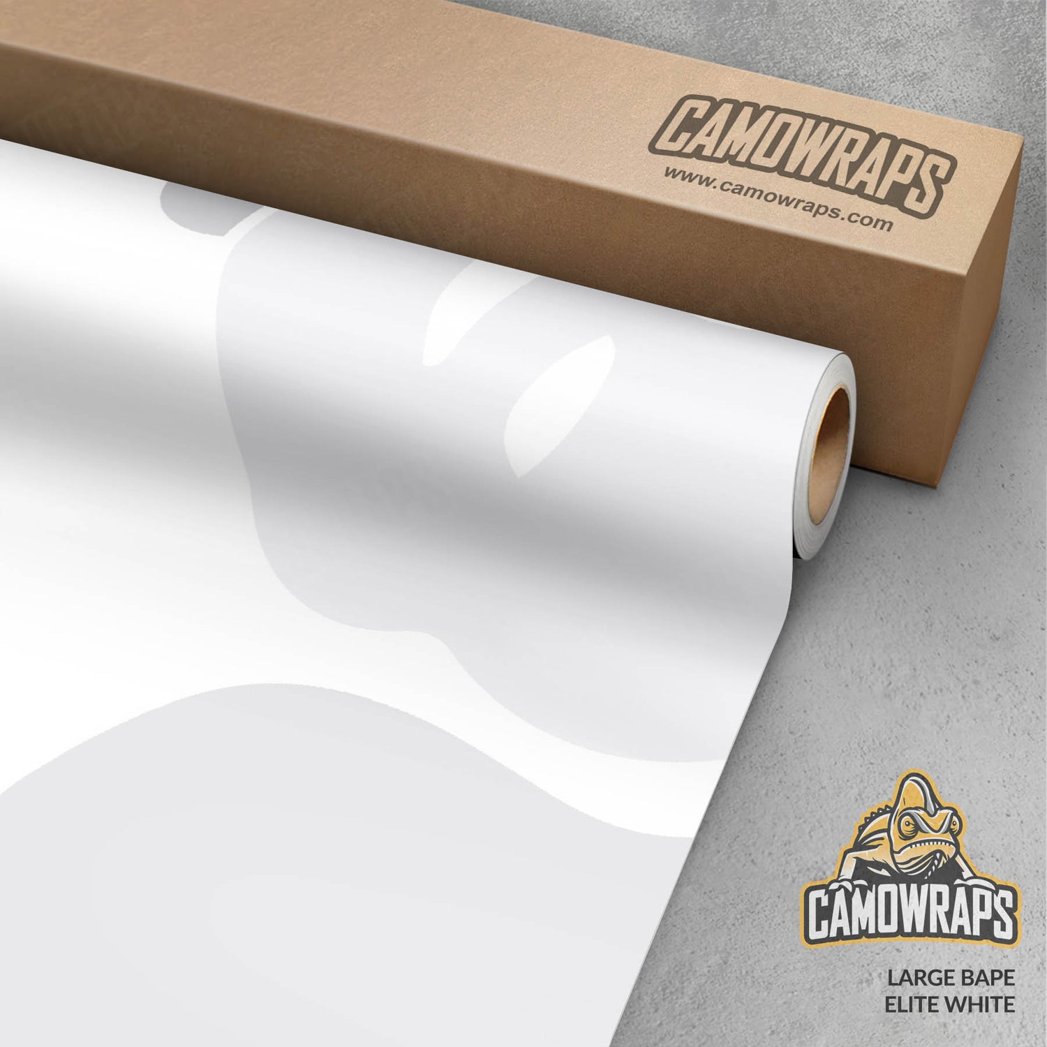 Bape Elite White Gun Skin Vinyl Wrap