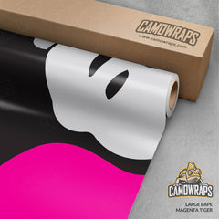 Bape Magenta Tiger Gun Skin Vinyl Wrap