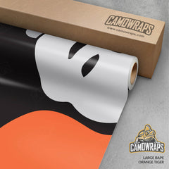 Bape Orange Tiger Gun Skin Vinyl Wrap