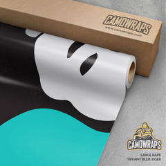 Bape Tiffany Blue Tiger Gun Skin Vinyl Wrap