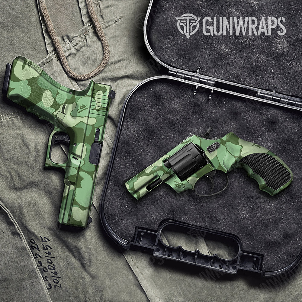 Bape Pistachio Handgun Gun Skin Vinyl Wraps