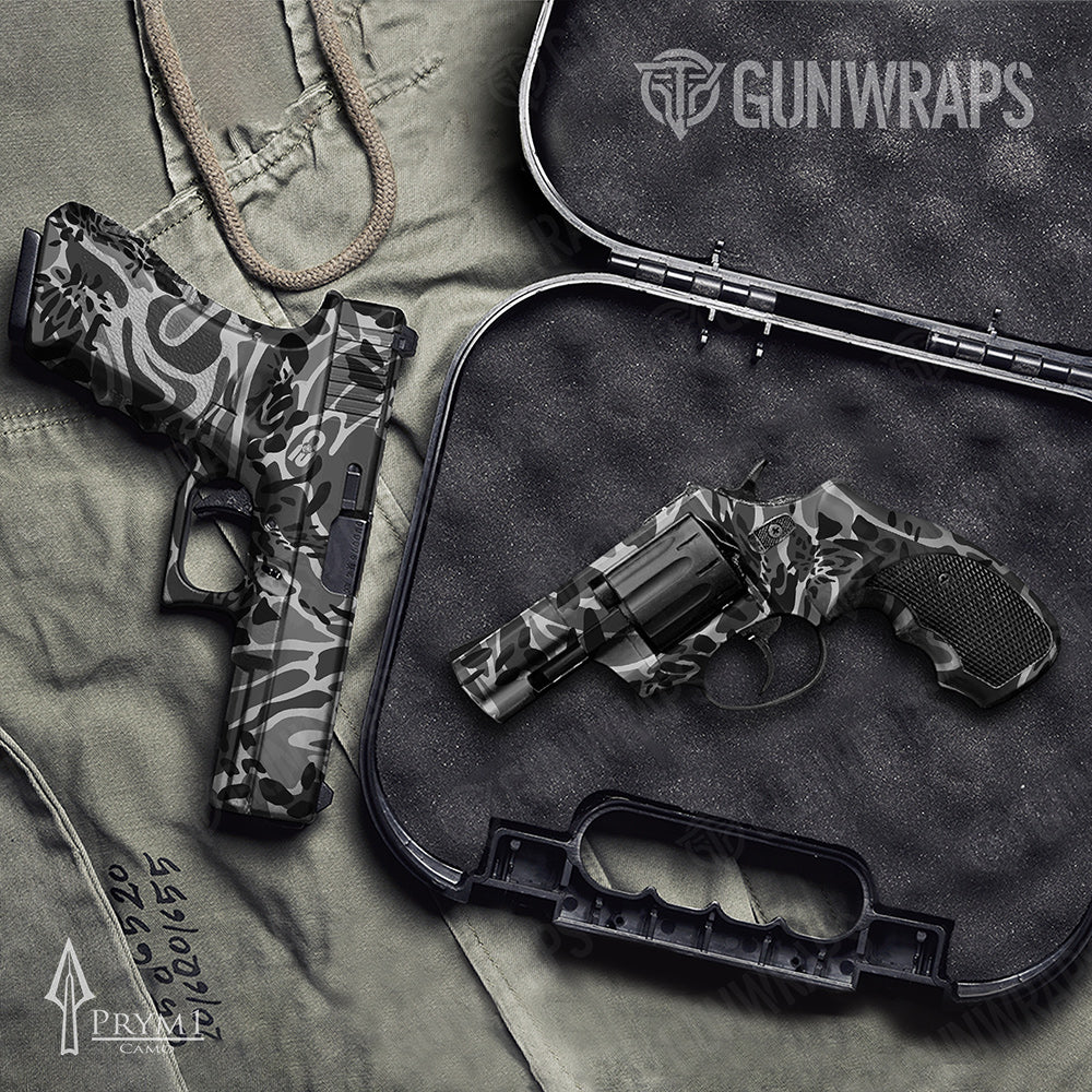 Prym1 OS Black Handgun Gun Skin Vinyl Wraps