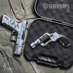 Prym1 OS Blue Handgun Gun Skin Vinyl Wraps