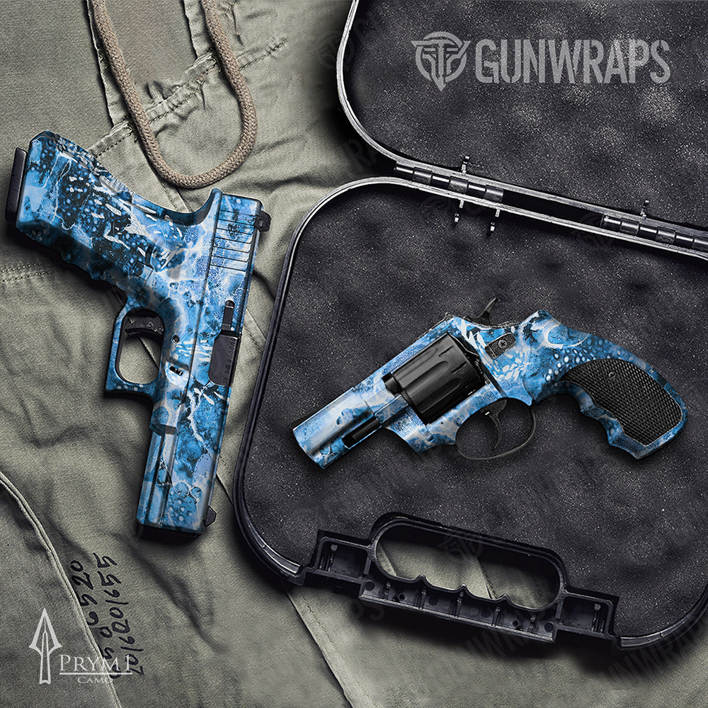 Prym1 Stream Chambray Handgun Gun Skin Vinyl Wraps