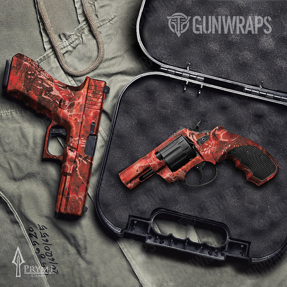 Prym1 Stream Lava Handgun Gun Skin Vinyl Wraps
