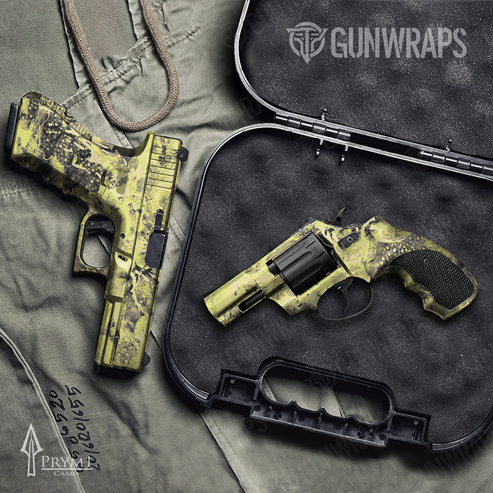 Prym1 Stream Lemon Handgun Gun Skin Vinyl Wraps