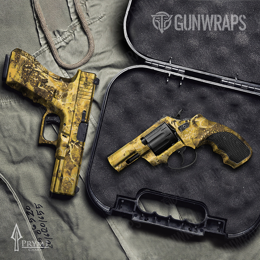 Prym1 Stream Ocre Handgun Gun Skin Vinyl Wraps